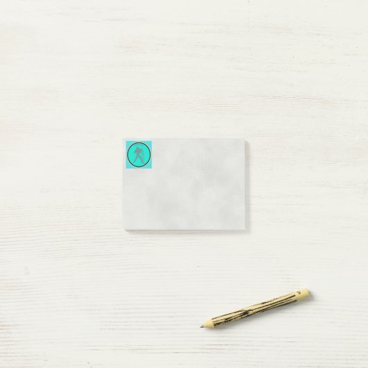 Aquarius Notes Post-it Klebezettel (Auf Schreibtisch)