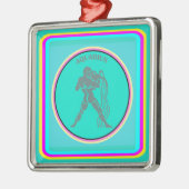 Aquarius Ornament Aus Metall (Links)