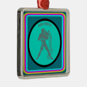 Aquarius Ornament Aus Metall (Rechts)