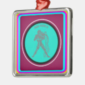 Aquarius Ornament Aus Metall (Links)