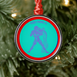 Aquarius Ornament Aus Metall