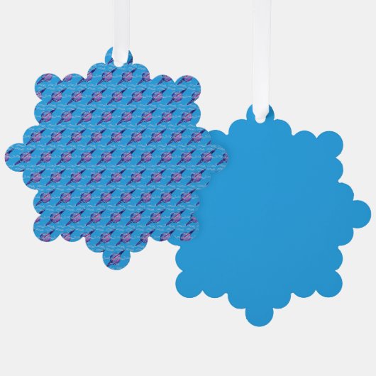 Aquarius Ornament Karte (Vorderseite/Rückseite)