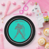 Aquarius-Papierplatte Pappteller (Party)