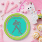 Aquarius-Papierplatte Pappteller (Party)