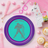 Aquarius-Papierplatte Pappteller (Party)