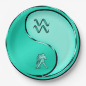 Aquarius Pappteller (Vorderseite)