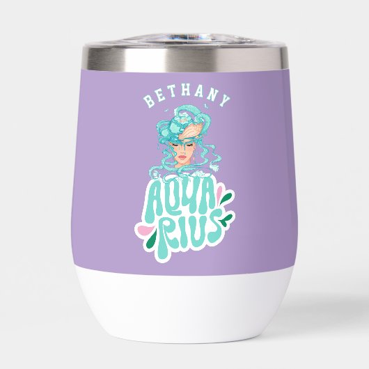 Aquarius Personalisiert Retro (Vorderseite)