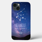 Aquarius | Personalisierte Sternbilder Case-Mate iPhone Hülle (Rückseite)