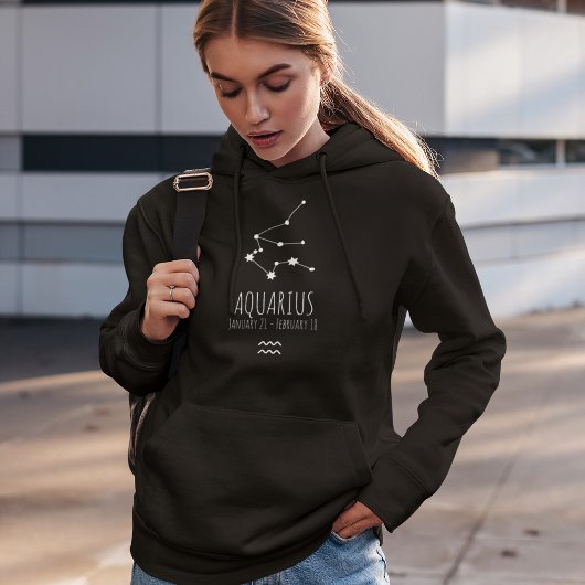 Aquarius | Personalisierte Sternbilder Hoodie