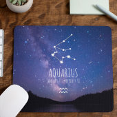 Aquarius | Personalisierte Sternbilder Mousepad