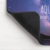Aquarius | Personalisierte Sternbilder Mousepad (Ecke)