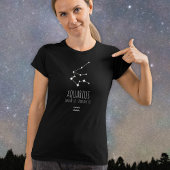 Aquarius | Personalisierte Sternbilder T-Shirt