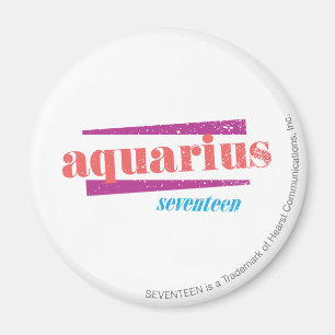 Aquarius Pink Magnet