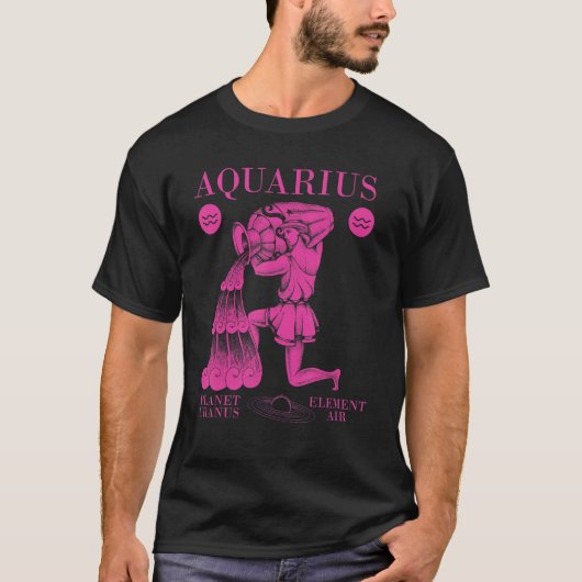 Aquarius Planet Uranus Element Air 1 T-Shirt (Vorderseite)