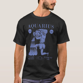 Aquarius Planet Uranus Element Air 3 T-Shirt