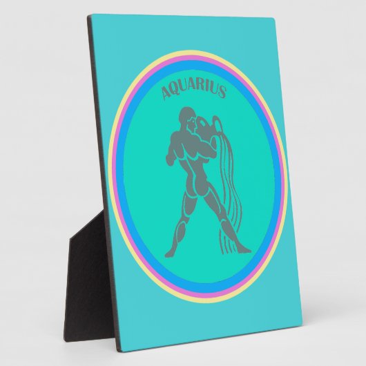 Aquarius Plaque Fotoplatte (Seite)
