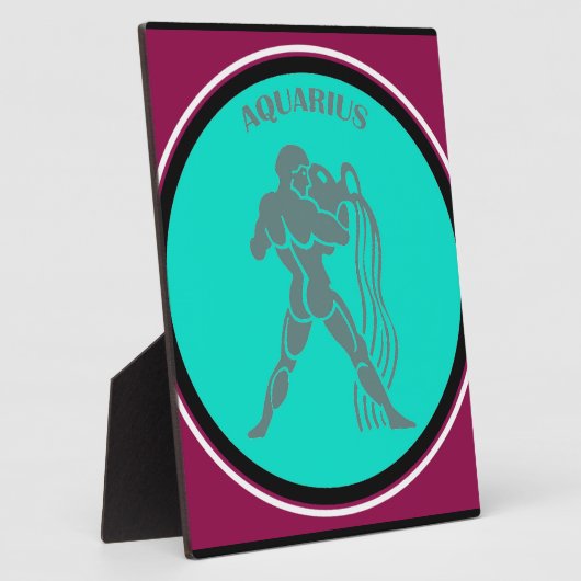 Aquarius Plaque Fotoplatte (Seite)