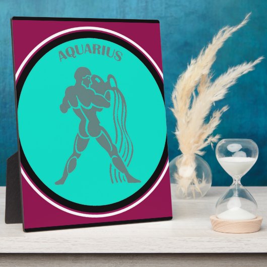 Aquarius Plaque Fotoplatte (Seite)