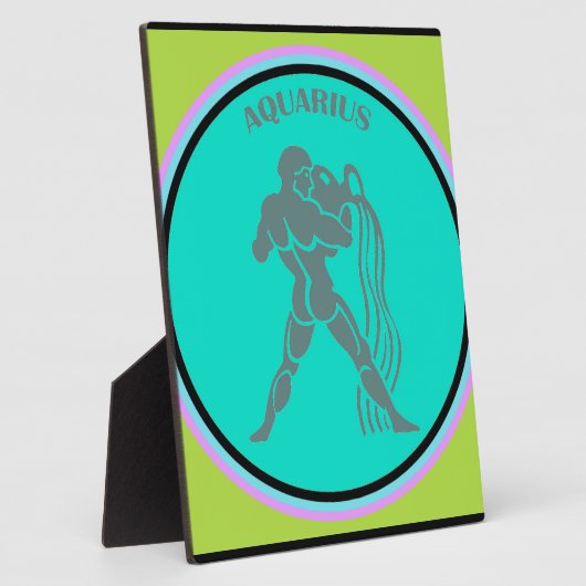 Aquarius Plaque Fotoplatte (Seite)