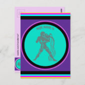 Aquarius Postcard Postkarte (Vorne/Hinten)