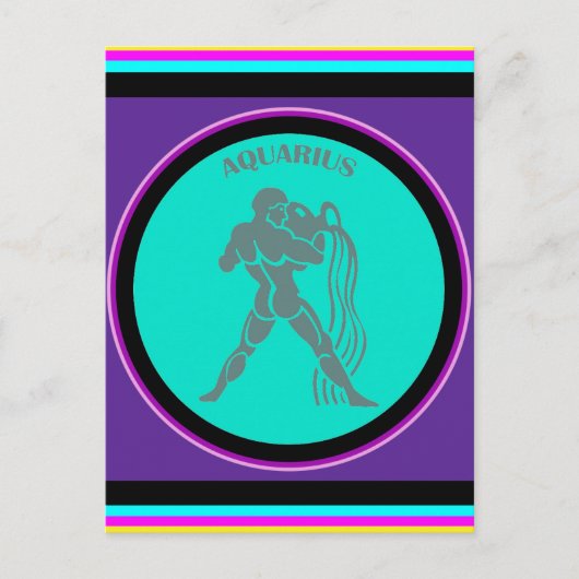 Aquarius Postcard Postkarte (Vorderseite)