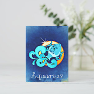 Aquarius Postcard Postkarte