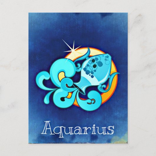 Aquarius Postcard Postkarte (Vorderseite)