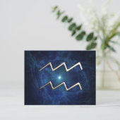 Aquarius Postcard Postkarte (Stehend Vorderseite)