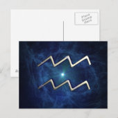 Aquarius Postcard Postkarte (Vorne/Hinten)
