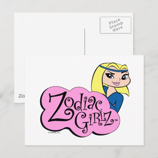 Aquarius Postcard Postkarte (Vorne/Hinten)