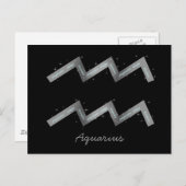 Aquarius Postcard Postkarte (Vorne/Hinten)