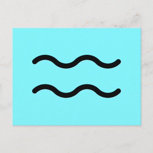 Aquarius Postcard Postkarte (Vorderseite)