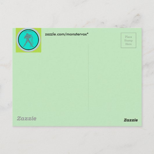 Aquarius Postcard Postkarte (Rückseite)