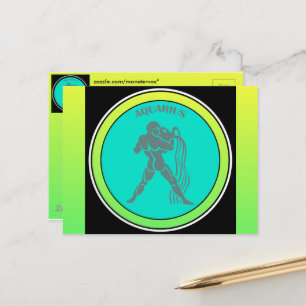 Aquarius Postcard Postkarte