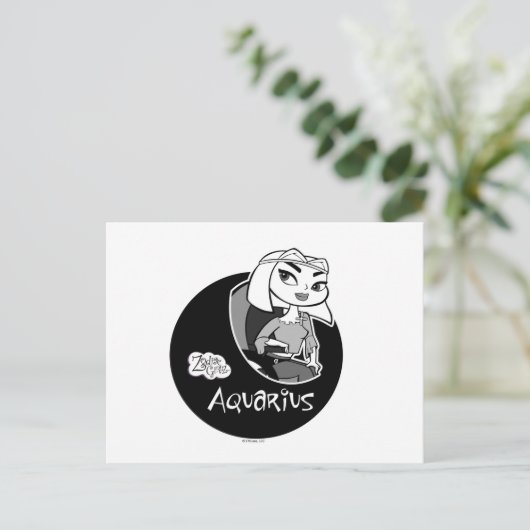 Aquarius Postcard Postkarte (Stehend Vorderseite)