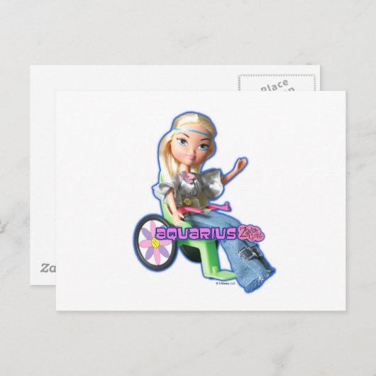 Aquarius Postcard Postkarte (Vorne/Hinten)