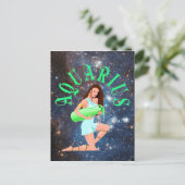 Aquarius Postcard Postkarte (Stehend Vorderseite)