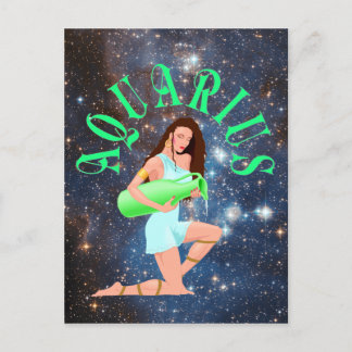 Aquarius Postcard Postkarte