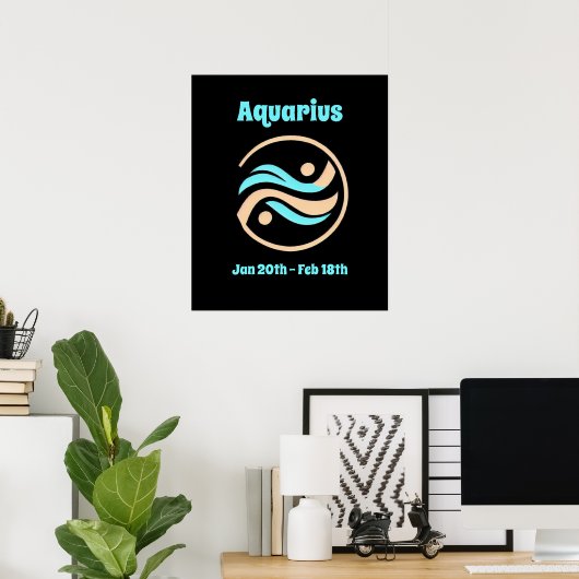 Aquarius Poster (Heimbüro)