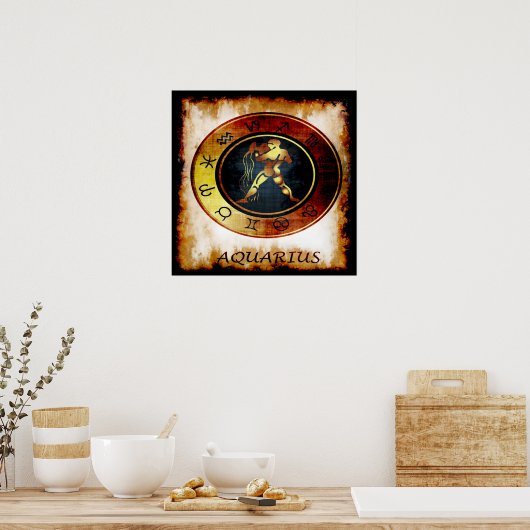 Aquarius Poster (Küche)