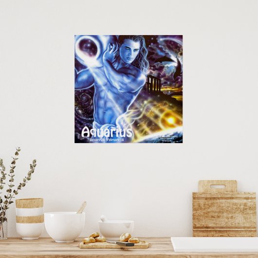 Aquarius Poster (Küche)