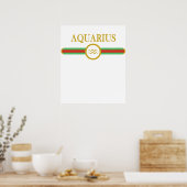Aquarius Poster (Küche)