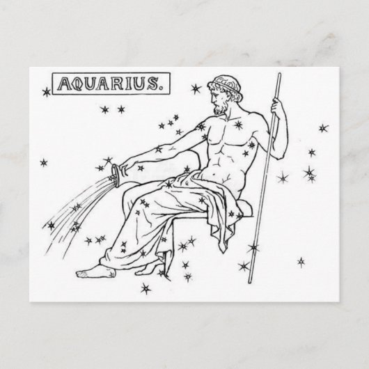 Aquarius Postkarte (Vorderseite)