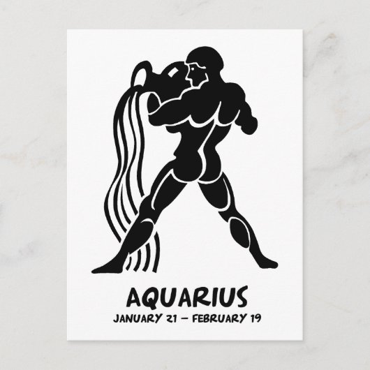 Aquarius Postkarte (Vorderseite)