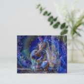 Aquarius Postkarte (Stehend Vorderseite)