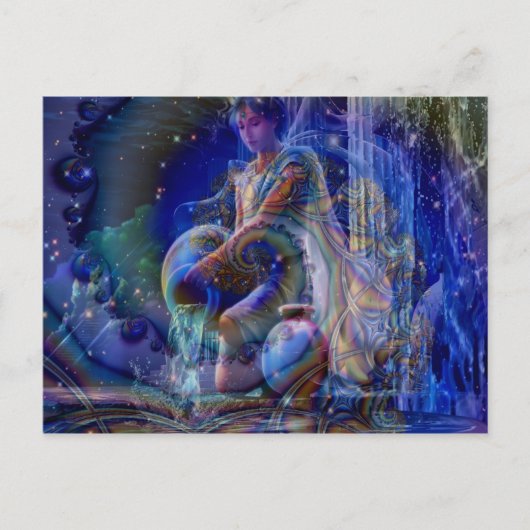 Aquarius Postkarte (Vorderseite)