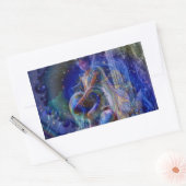 Aquarius Rechteckiger Aufkleber (Umschlag)