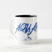 Aquarius Reflection Zweifarbige Tasse (Vorderseite Links)