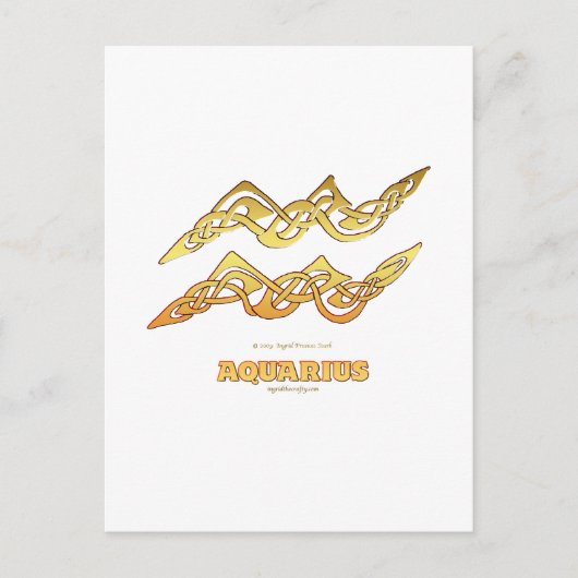 Aquarius-Reihe Postkarte (Vorderseite)