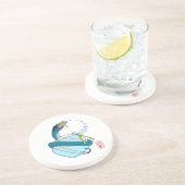 Aquarius/Schlange Sandstein Untersetzer (Seite)